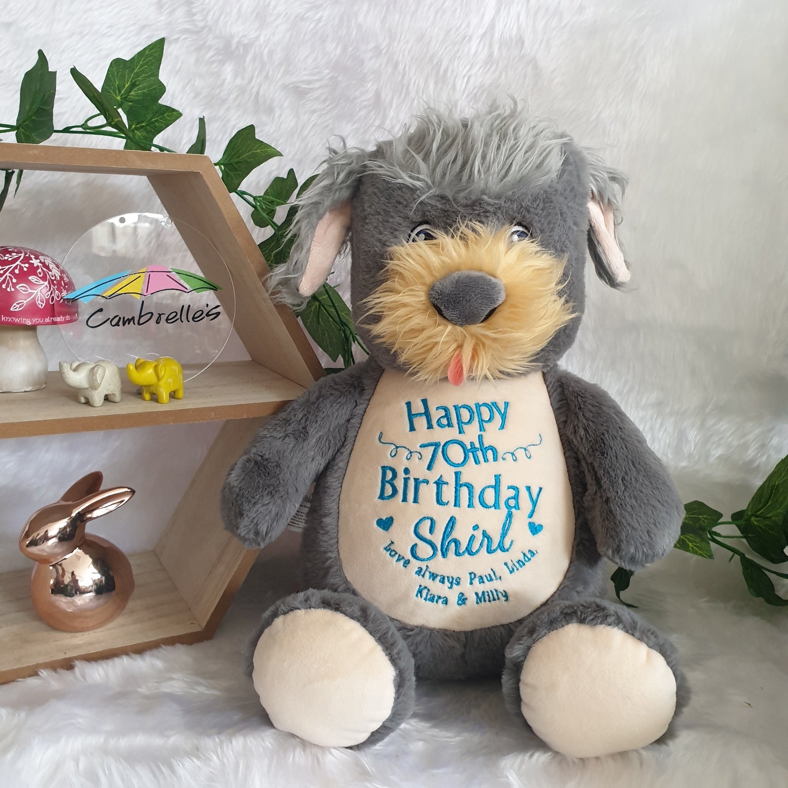 70th birthday hot sale teddy bears