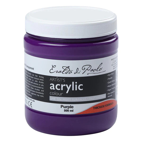 Eraldo Di Paolo Acrylic Paint 500ml - Purple