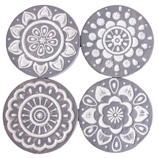 DWBH Set 4 Resin Coaster - Mandala