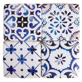 DWBH Set 4 Resin Coaster - Morocco