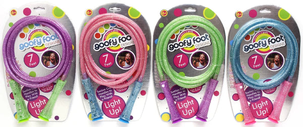 Goofy Foot Light Up Glitter Jump Rope