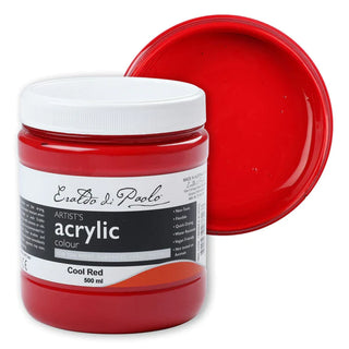 Eraldo Di Paolo Acrylic Paint 500ml - Cool Red