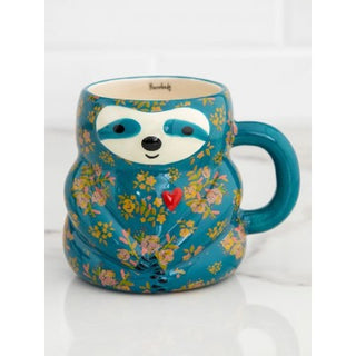 Folk art mug - Sylvia Sloth