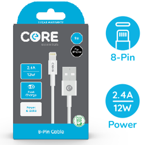 Core essentials - 8 Pin Cable - 1 meter