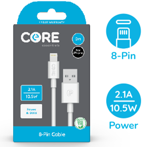 Core essentials - 8 Pin Cable - 2 meter