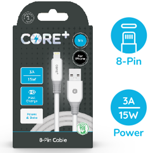 Core Plus - 8 Pin cable - 1 meter