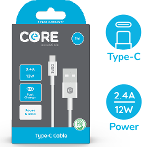 Core Essentials - Type C - Cable - 1 Meter