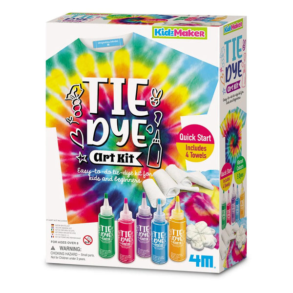 4M Kidzmaker - Tie Dye Colourful Art Kit for Kids 