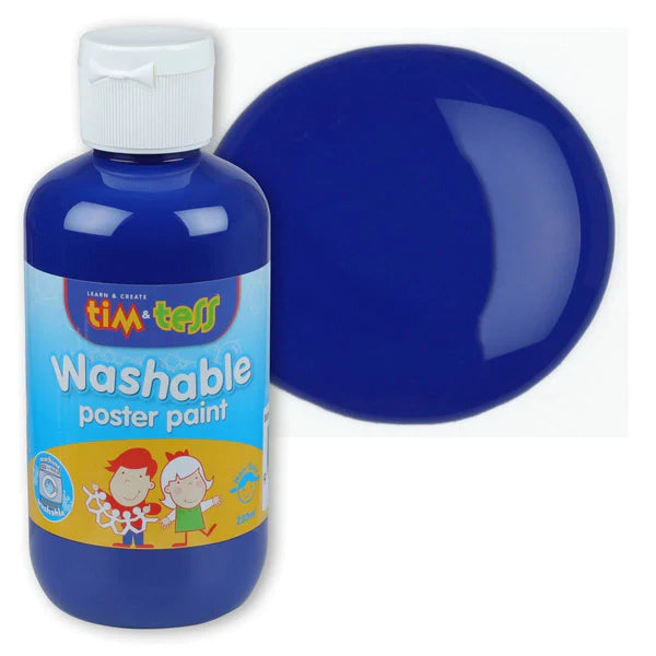 Tim & Tess Washable Poster Paint 250ml - Blue