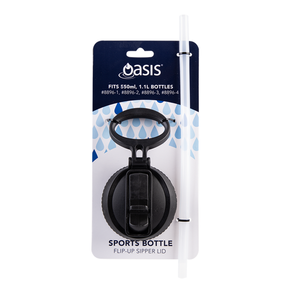 Oasis Challenger Sports Bottle Sipper Lid & Straw