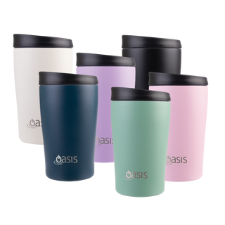 Oasis Stainless Steel Double Wall Insulated Travel Cup 380ml