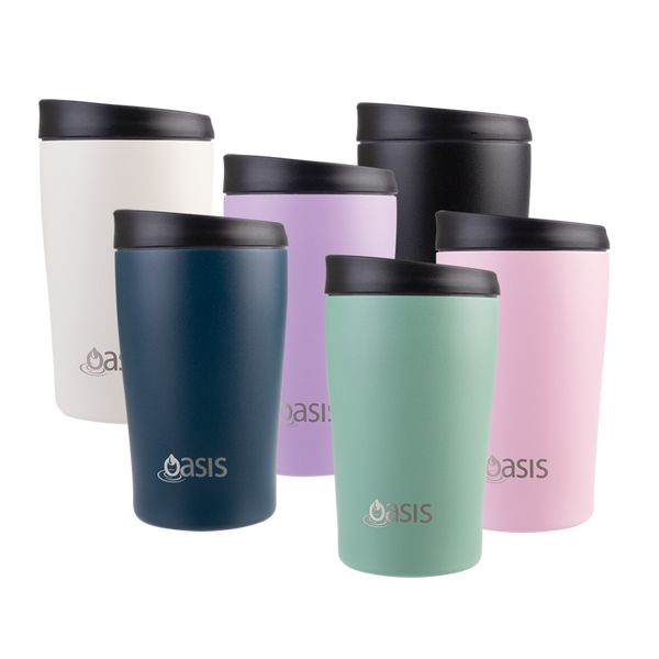 Oasis Stainless Steel Double Wall Insulated Travel Cup 380ml