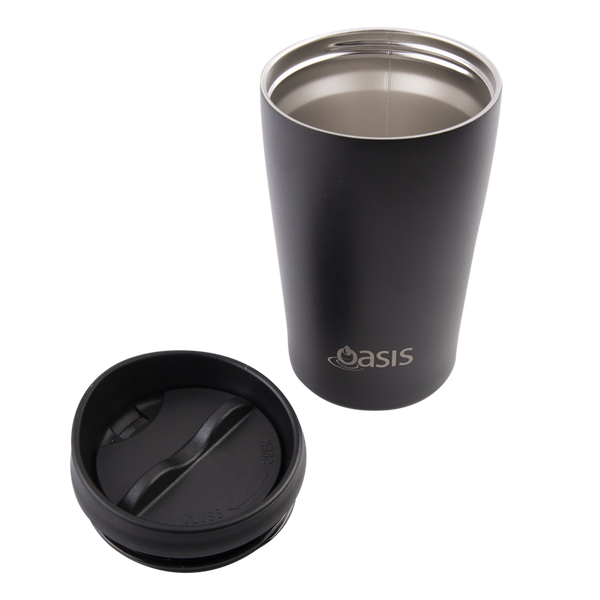 Oasis Stainless Steel Double Wall Insulated Travel Cup 380ml