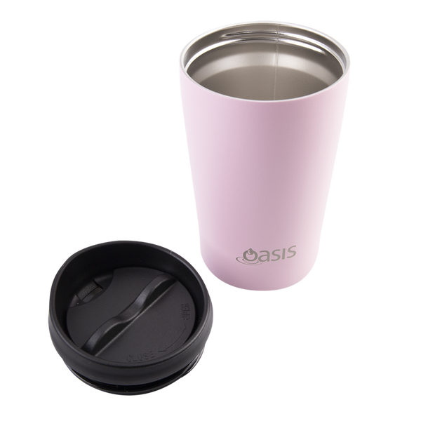 Oasis Stainless Steel Double Wall Insulated Travel Cup 380ml