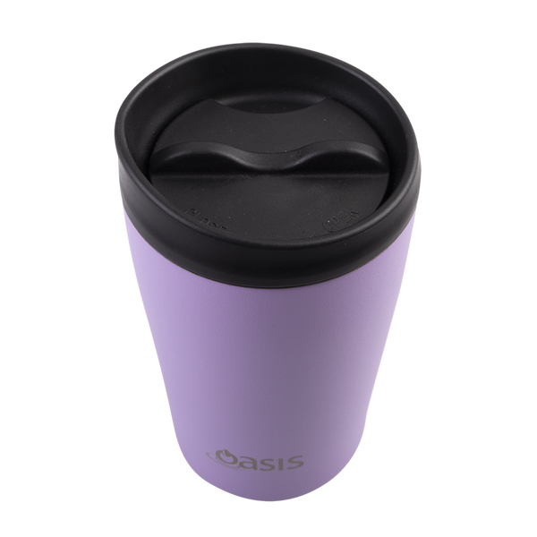 Oasis Stainless Steel Double Wall Insulated Travel Cup 380ml