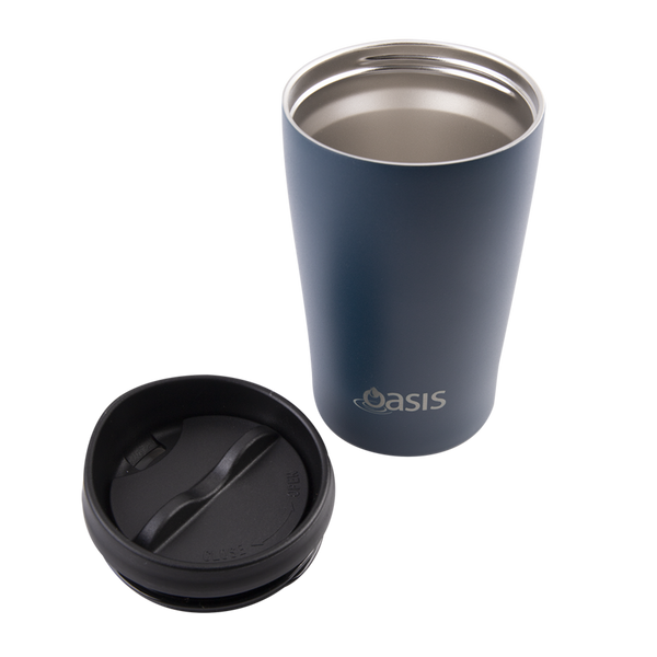 Oasis Stainless Steel Double Wall Insulated Travel Cup 380ml