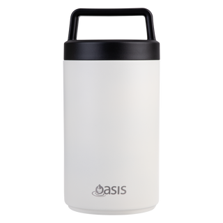 Oasis Stainless Steel Double Wall Insulated Food Flask with Handle 700ml