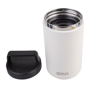 Oasis Stainless Steel Double Wall Insulated Food Flask with Handle 700ml