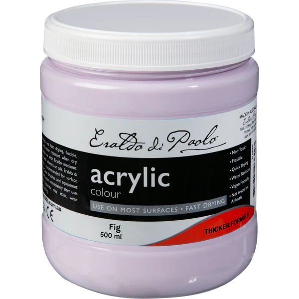 Eraldo Di Paolo Acrylic Paint 500ml - Pastel Fig