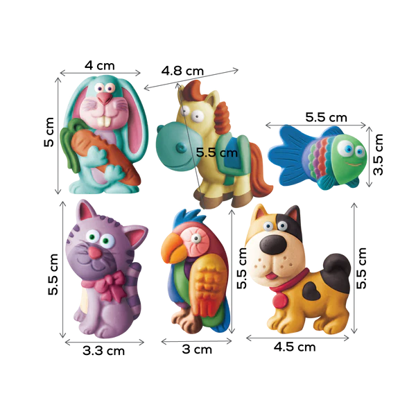 Art Star - Mould & Paint Cute Pets Painting Kit for kids 3