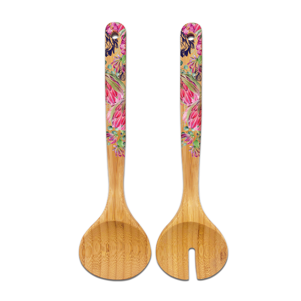 Lisa Pollock Salad Servers - Blush Beauty