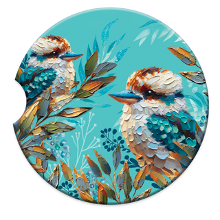 Lisa Pollock Car Coaster - Charming Kooka