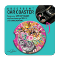 Lisa Pollock Car Coaster - Oz Foodie Koala