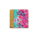 Lisa Pollock Bamboo Coaster Set - Rose Bouquet