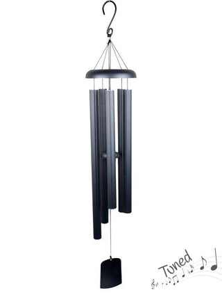 112cm Black Column Harmonious Windchime