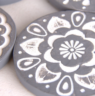 DWBH Set 4 Resin Coaster - Mandala