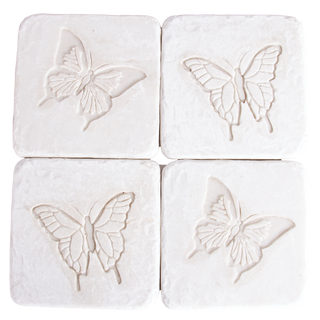 DWBH Set 4 Resin Coaster - Butterfly