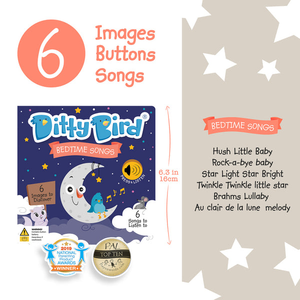 Ditty Bird Book - Bedtime Songs for Kids 3