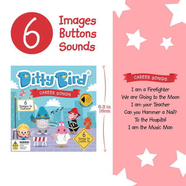 Ditty Bird Book - Career Songs for Kids 4