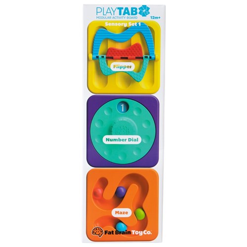 Fat Brain - Play Tab Sensory Set 1 Plastic Toys for Kids