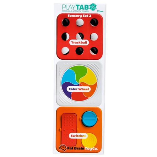 Fat Brain - Play Tab Sensory Set 2 Plastic Toys for Kids