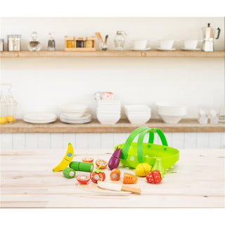 Fat Brain - Pretendables Fruit & Veggie Basket for Kids 2