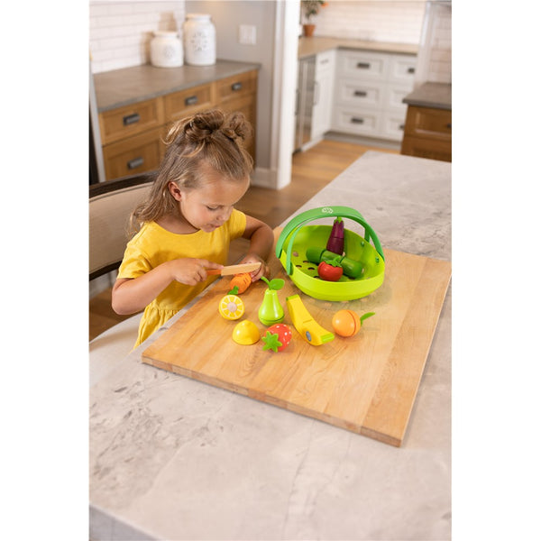 Fat Brain - Pretendables Fruit & Veggie Basket for Kids 3