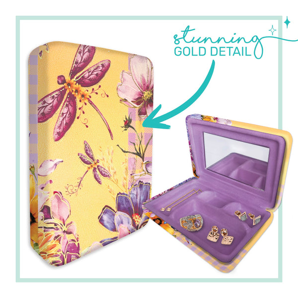 Lisa Pollock - Gold Detail Small Jewellery Case