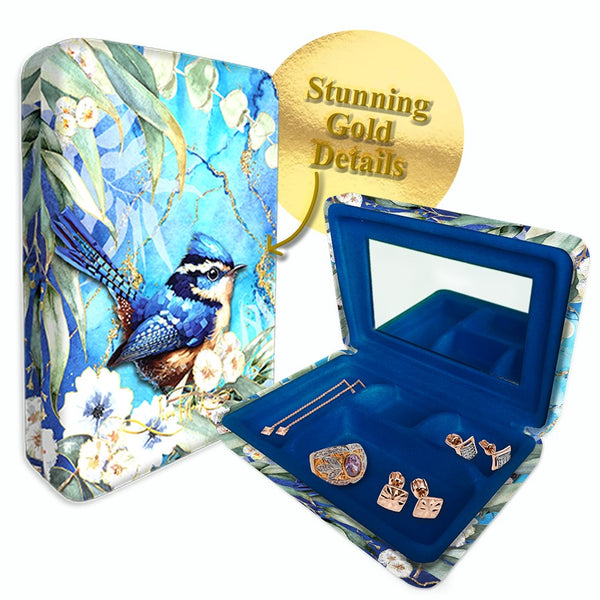 Lisa Pollock - Gold Detail Small Jewellery Case