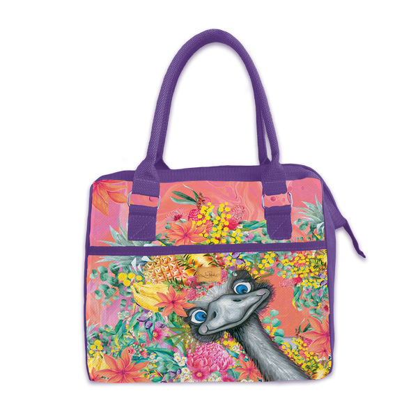 Lisa Pollock Lunch Cooler Bag - Happy Emu