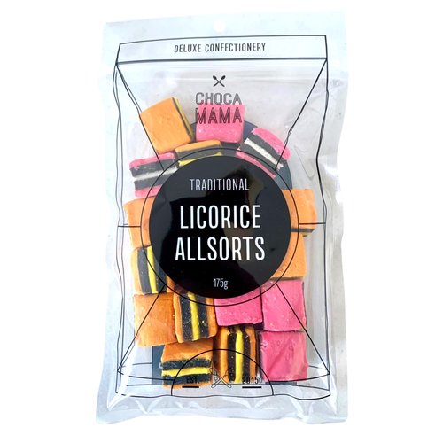 Chocamama - Licorice Allsorts 175g