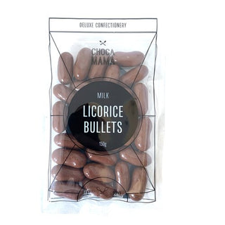 Chocamama - Milk Licorice Bullets 150g