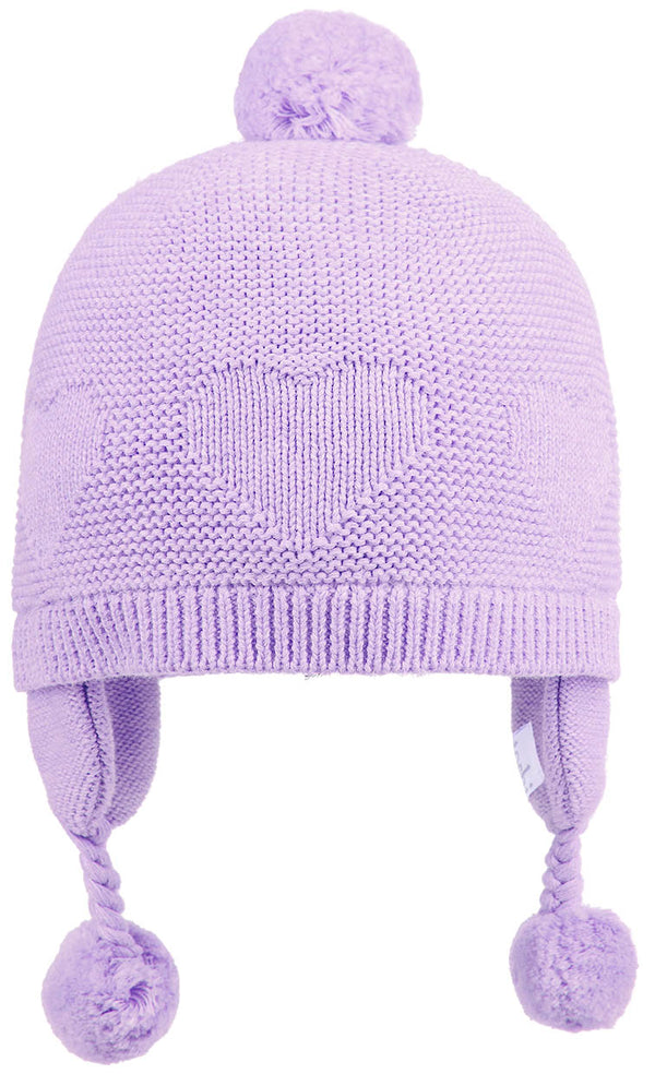 Toshi Organic Earmuff beanie heart - Amethyst