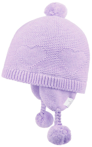 Toshi Organic Earmuff beanie heart - Amethyst