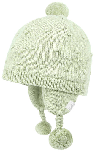 Toshi Organic Earmuff beanie Popcorn - Mist