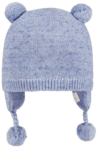 Toshi Organic Earmuff beanie Snowy - Ocean