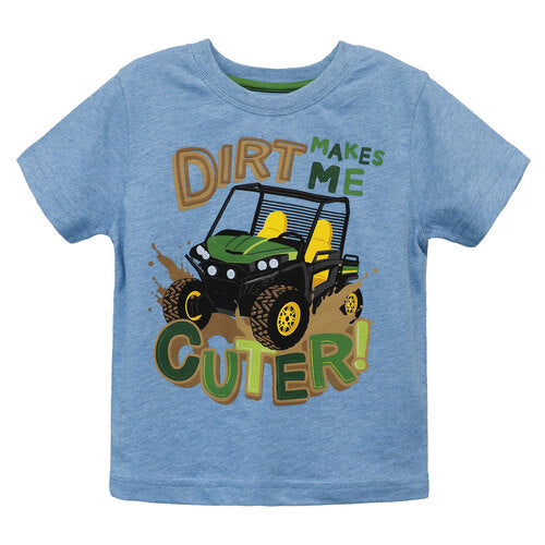 John Deere Toddler Dirt Makes Me Cuter Tee