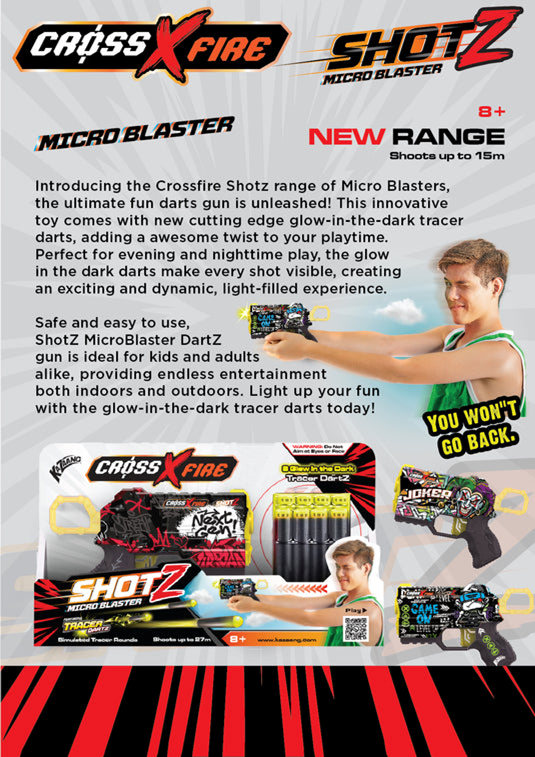 Kazaang - CrossXfire Shotz - Mini Blaster Next Gen