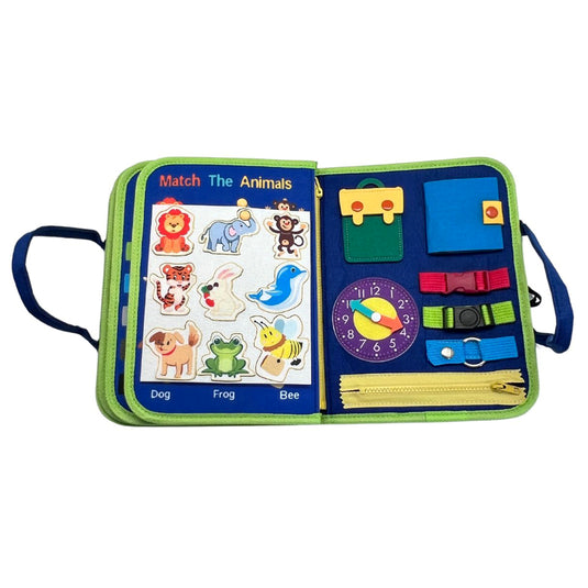 Magic Sensory Busy Board - Blue