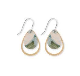 Moe Moe - Kiasmin 2 Aura Layered Iconic Outline Drop Earrings